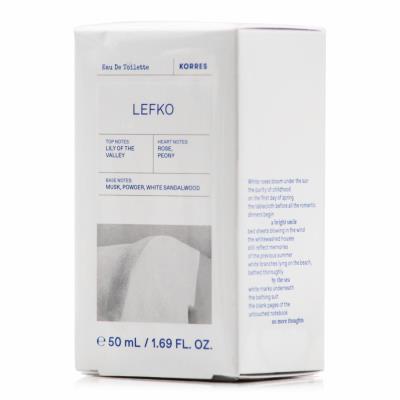 Korres Lefko Eau de Toilette (50ml) - Καλοκαιρινό Άρωμα