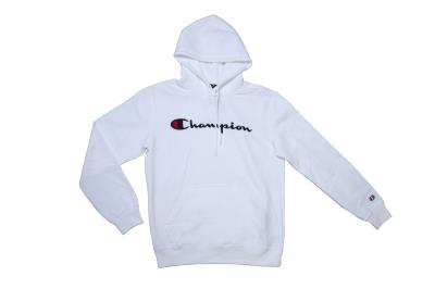 Champion Men Hooded Sweatshirt (219203)-WHITE - WHITE