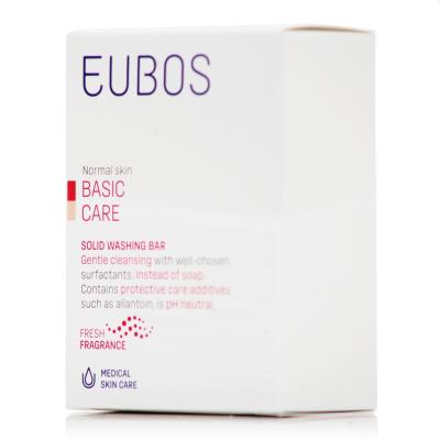 Eubos Basic Care Solid Washing Bar Red (125gr) - Στερεή Πλάκα Καθαρισμού για Πρό
