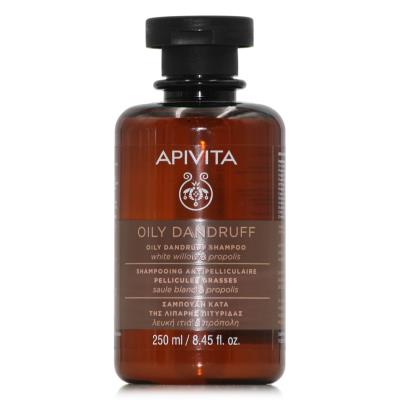 Apivita Oily Dandruff Shampoo (250ml) - Σαμπουάν κατά της Λιπαρής Πιτυρίδας με Λ