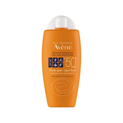 Avene Sun Fluid Sport SPF50+ (100ml) -  Αντηλιακή Κρέμα Ιδανική για Αθλητικές Δρ