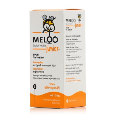 Epsilon Health Meloo Junior (175ml) - Παιδικό Σιρόπι Κατά του Βήχα με Γεύση Μέλι