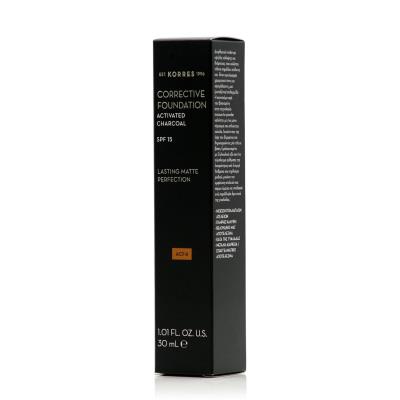 Korres Activated Charcoal Corrective Foundation SPF15 ACF4(30ml) - Διορθωτικό Ma