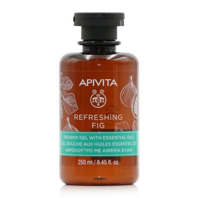 Apivita Shower Gel Refreshing Fig (250ml) - Αφρόλουτρο με Αιθέρια Έλαια και Σύκο