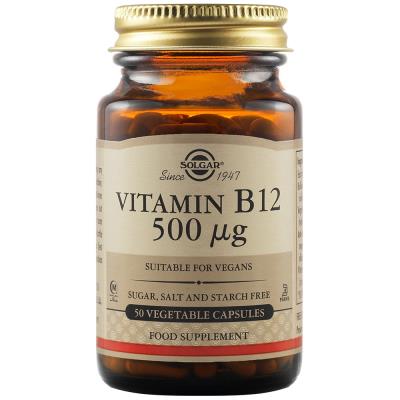 Solgar Vitamin B12 500μg  50caps.