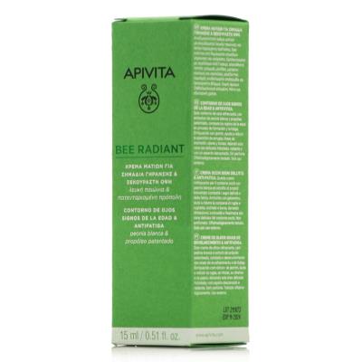Apivita Bee Radiant Eye Cream (15ml) - Κρέμα Ματιών για Σημάδια Γήρανσης & Ξεκού