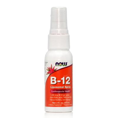 Now Foods B-12 Liposomal (59 ml) - Στοματικό Σπρέι Βιταμίνης B12