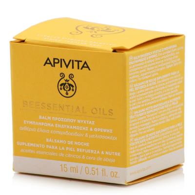 Apivita Beessential Oils Strengthening & Nourishing Night Balm ( 15ml ) - Βάλσαμ