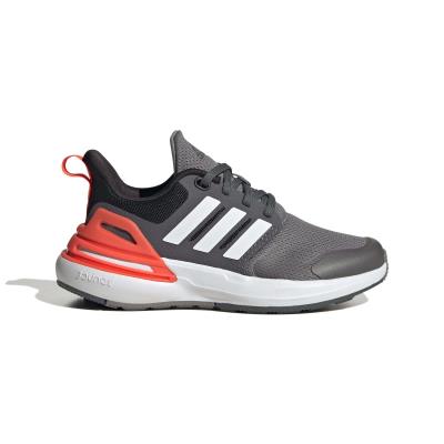 adidas kids rapidasport bounce sport running lace shoes (HP6 - GREY