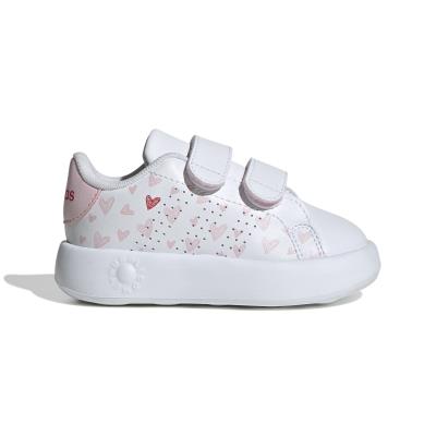 adidas infant girls advantage shoes  (ID5289) - WHITE