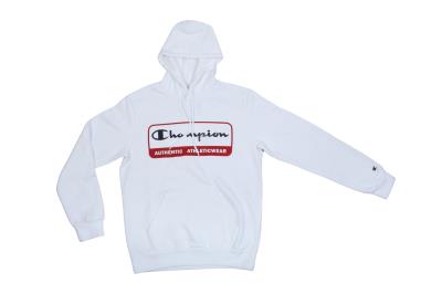 Champion Men Hooded Sweatshirt (219161)-WHITE - WHITE