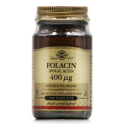 Solgar Folacin (Folic Acid) 400μg (100tabs) - Φολικό οξύ