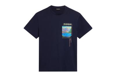 Napapijri S-Canada T-Shirt Ανδρικό (NP0A4HQM1761) Μπλε