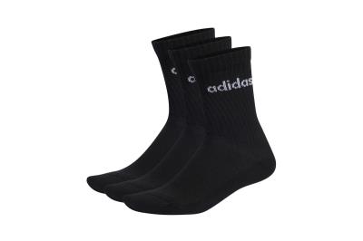 Adidas Performance C Lin Crew 3P Κάλτσες Μεσαίου Μήκους 3-Τεμάχια (IC1301) Μαύρο
