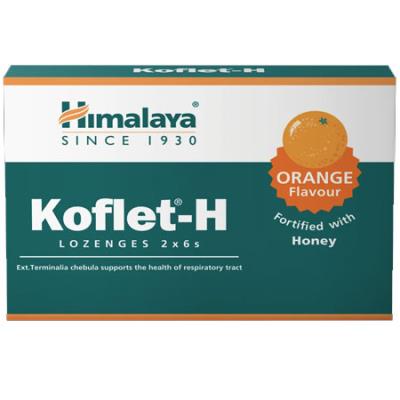 Koflet-H 2 x 6 lozenges Orange Himalaya