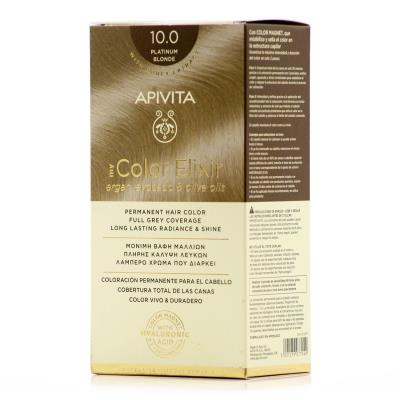 Apivita My Color Elixir (10.0) Platinum Blonde (155ml) - Μόνιμη Βαφή Μαλλιών, Κα