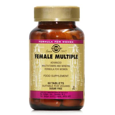 Solgar Female Multiple (60tabs) - Πολυβιταμίνη Ειδικά Σχεδιασμένη για Γυναίκες